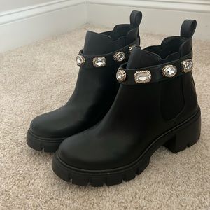Steve Madden booties with jewels